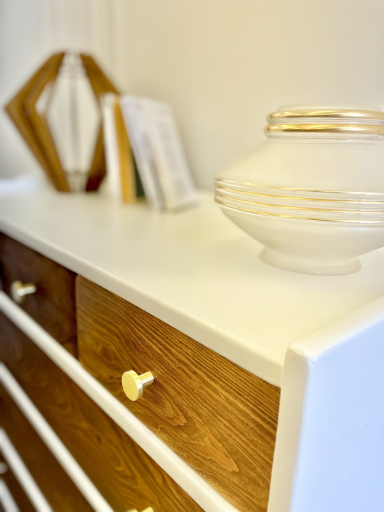 Image 1 of Cassettiera vintage in legno – stile scandinavo – in ottime condizioni