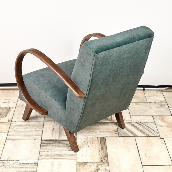 Image 1 of Poltrona modello H 410 tipo C, disegnata da Jindrich Halabala, anni '40, Cecoslovacchia.