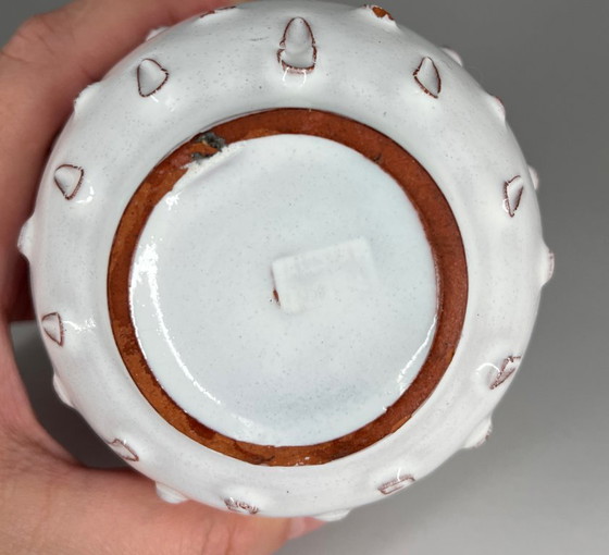 Image 1 of Vase aus Hallstatt-Keramik (gestempelt „Hallstatt Austria“) – Gudrun Baudisch-Wittke zugeschrieben – 1950er Jahre