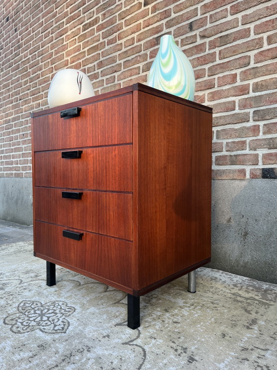Image 1 of Vintage Made to Measure ladenkast met 4 laden door Cees Braakman voor Pastoe,
