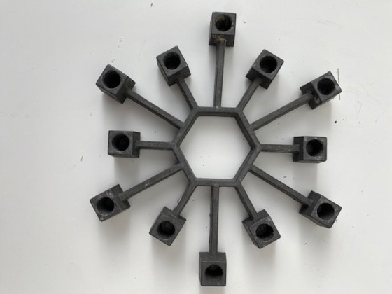 Image 1 of Paro Design Danimarca, anni '60, 4 candelabri a forma di ragno