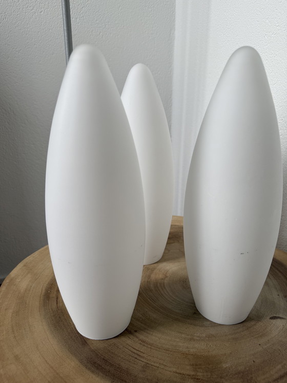 Image 1 of Magnifique Ensemble de 3 lampes Lucien Gau Paris