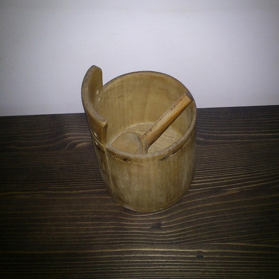Antieke Meelton – Keukenaccessoires, Hout (photo 3 of 6)