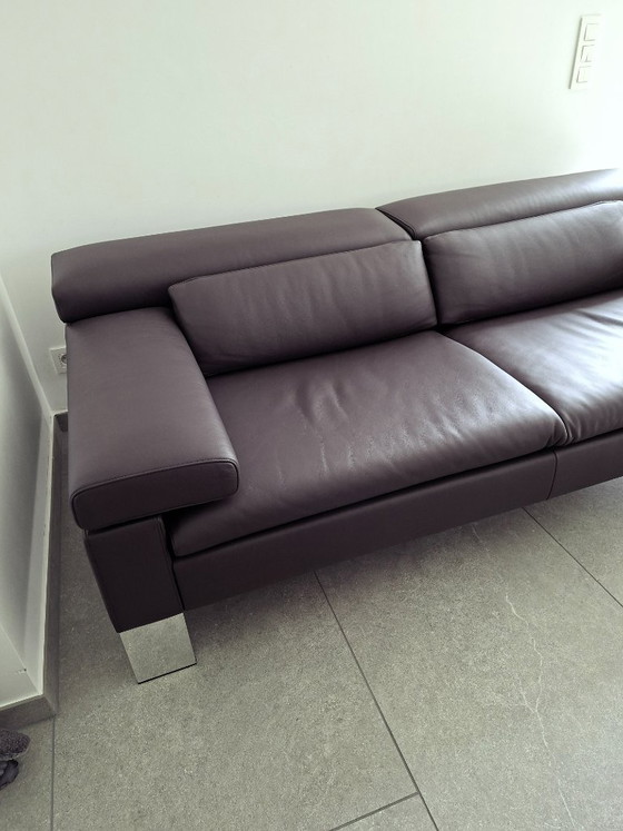 Image 1 of Sofá de piel de 2 plazas Jori Design – Como nuevo – Acabado profesional