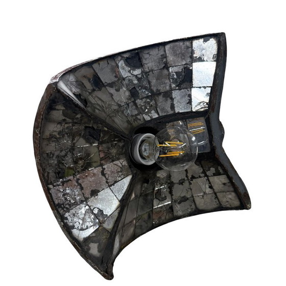 Image 1 of Suspension industrielle vintage n° 3 par Esla avec miroirs