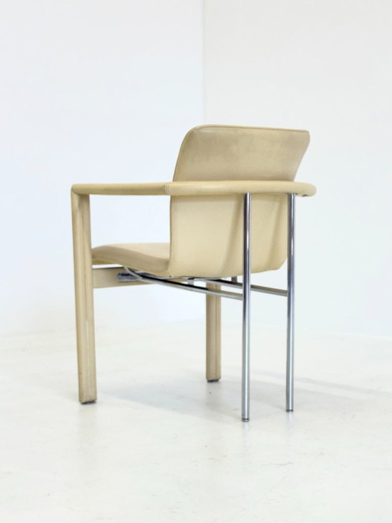 Image 1 of Set of 4 vintage Leolux Cachucha dining chairs