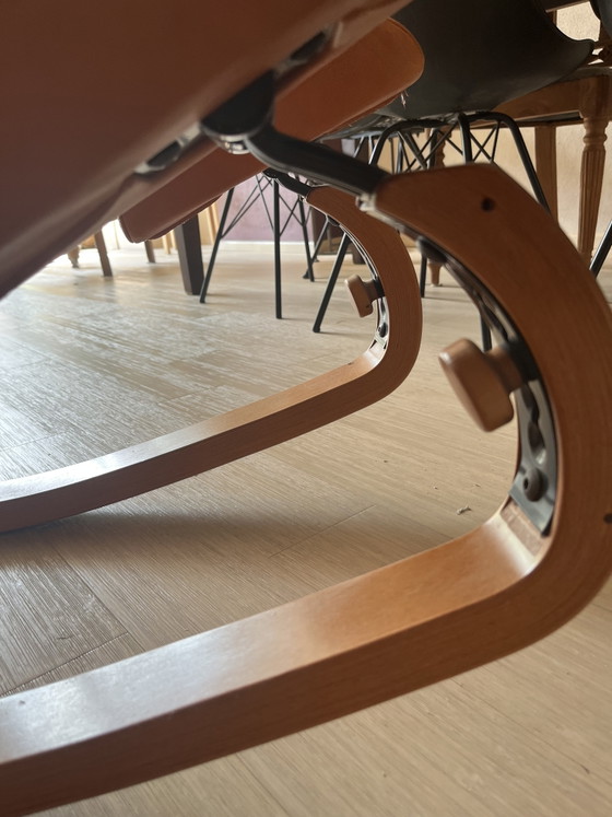 Sedia ergonomica Varier Thatsit | Pelle – Sedie a dondolo, Leather, Wood (photo 5 of 7)