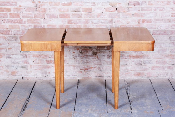 Extendable Art Deco Dining Table, by Jindřich Halabala, UP Závody, Czech, 1940s – Wood (photo 14 of 21)