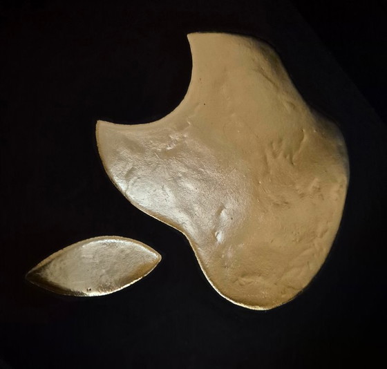Apple logo 23kt gold plated framed limited edition 01/50, MarsDeco, Decorative Objects, Wood, Modern (photo 2 of 7)