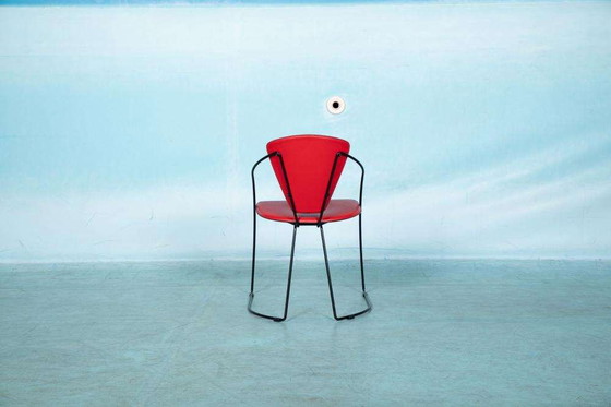 Image 1 of Ensemble de 4 chaises Linda d'Arrben, design italien des années 80