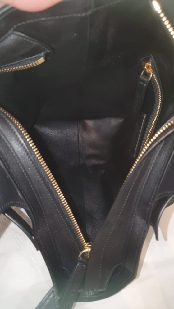 Image 1 of Giaquinto Holy Tasche aus echtem schwarzem Leder. Neu.