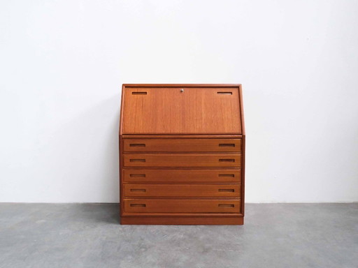 Segretaria vintage in teak "Dyrlund" della metà del secolo 