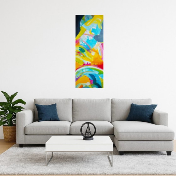 Image 1 of Acrylic painting #sophia 38x100cm