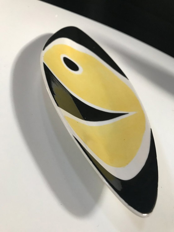 Image 1 of Plat • Vintage Centerpiece • « 9736 » • István Kovács • Zsolnay • 1962