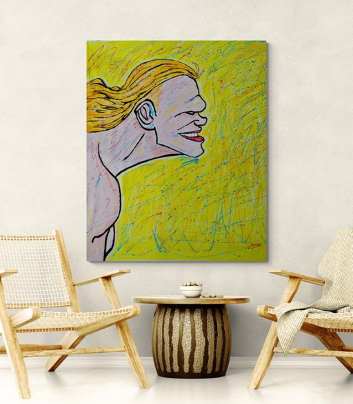 Big Halland (Funny Art) – schilderijen tekeningen, Canvas (photo 2 of 17)