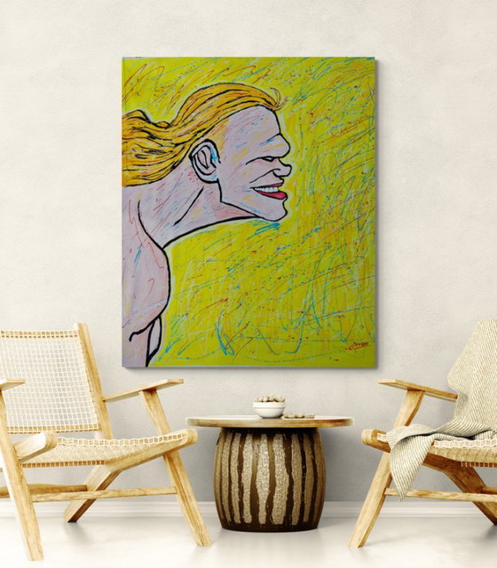 Big Halland (Funny Art) – Paintings & Drawings, Canvas (photo 2 of 17)