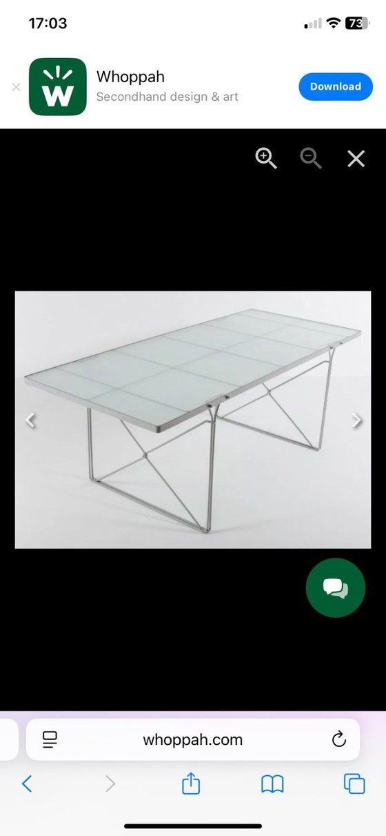 Image 1 of Glass table