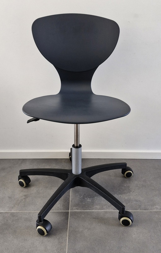 Chaise de bureau mobile d'Eromes Marko Anthracite