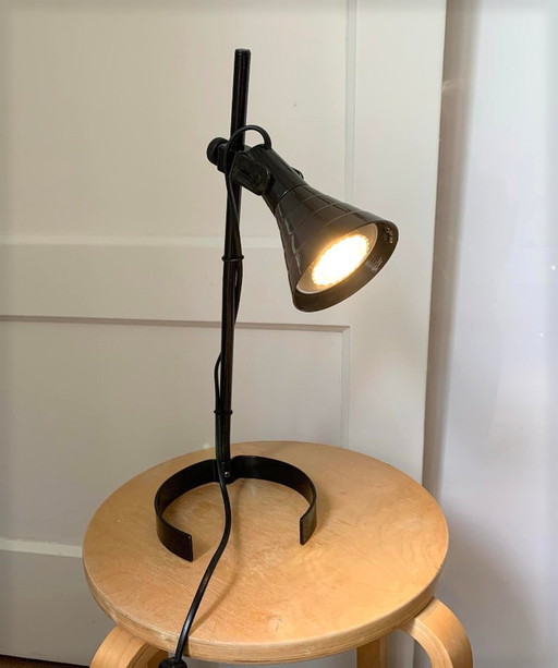 IKEA Lagra desk lamp – Morten & Knut Hogsberg, black metal (1980s)