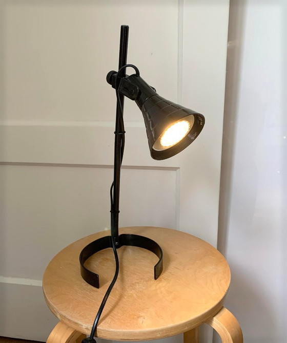 Image 1 of Lampada da scrivania IKEA Lagra – Morten & Knut Hogsberg, metallo nero (anni '80)