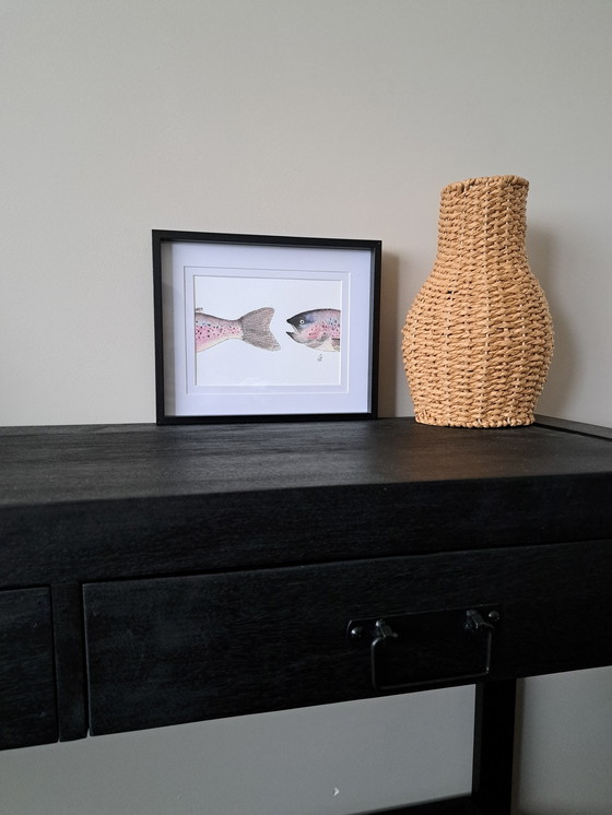 Image 1 of Watercolor painting Rainbow Trout | Blacklist