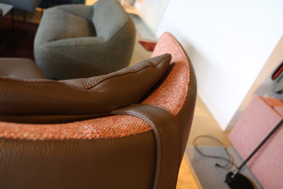 Image 1 of Sillón reclinable Leolux Caruzzo con otomana