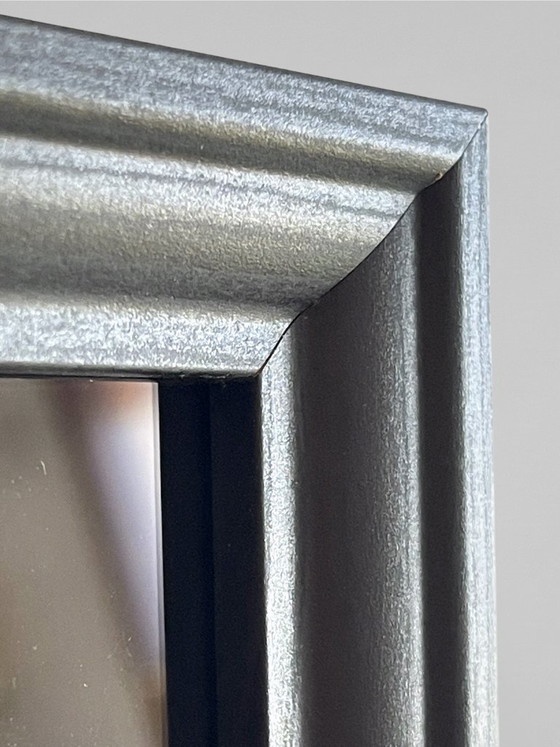 Image 1 of Entomological frame of blue Morpho butterflies – Contemporary naturalist composition under glass