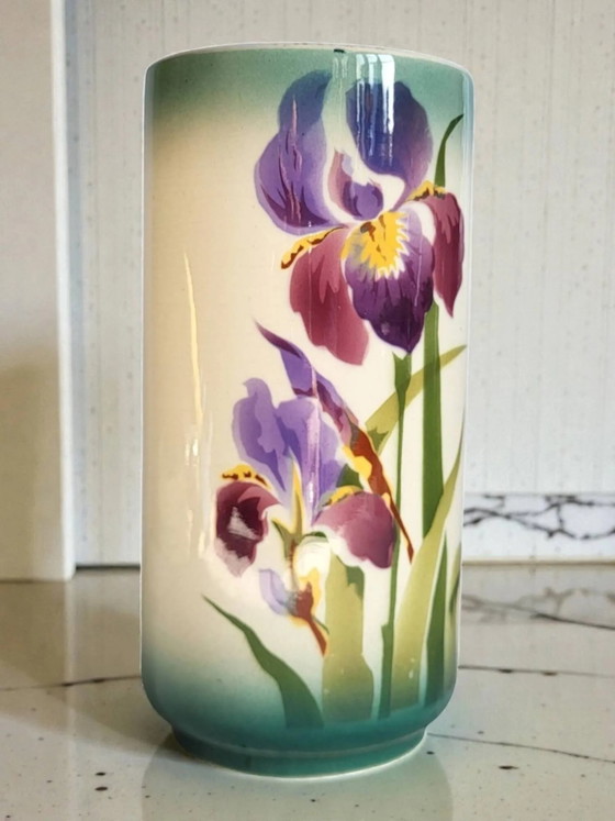 Jugendstil Vase aus Steingut von Choisy le Roi – Vasen, Porcelain, Art Nouveau (photo 3 of 8)