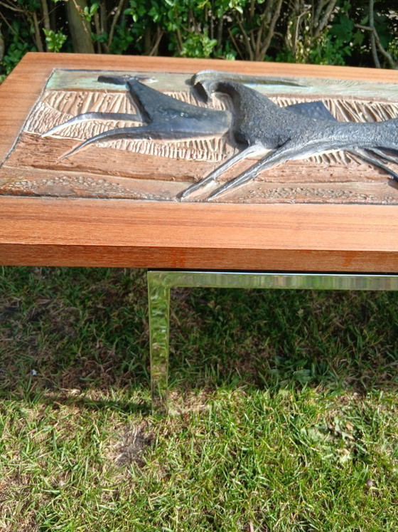 Image 1 of Mid century ceramic coffee table. 