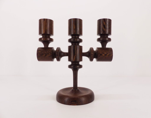 Brutalist 3-light candlestick 1960