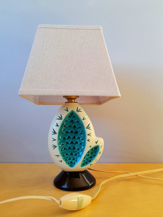 Image 1 of Kaktuslampe aus Steingut 1960