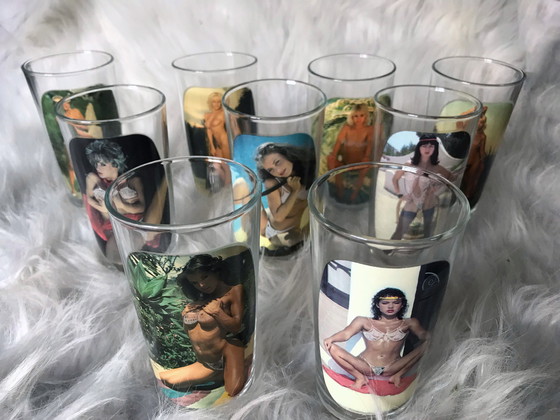 Image 1 of 9 Verres Vintage • Pin-Up • 1960-1970