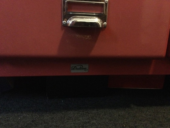 Image 1 of Cassettiera Dulton retro rosso