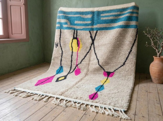 Alfombra bereber marroquí con encanto natural, 2200 cm x 300 cm. – Wool (photo 4 of 8)