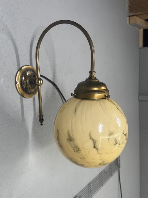 Aplique vintage jaspeado atmosférico de AGI Verlichting (Almelo)