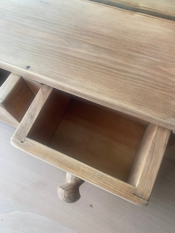 Image 1 of Estantería de pared antigua con espejo y 3 cajones - estilo tocador