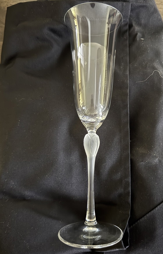 Image 1 of Verres à vin et à champagne en cristal Hoya crocus