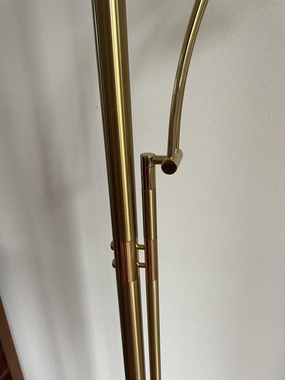Image 1 of B+M Leuchten Stehleuchte "Deckenleuchte" mit verstellbarer Leselampe 1990er Jahre