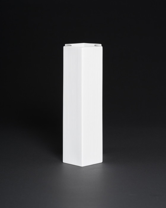 Image 1 of Vintage ROSENTHAL Sami Wirkkala Duitse bisque porseleinen vaas en kandelaars