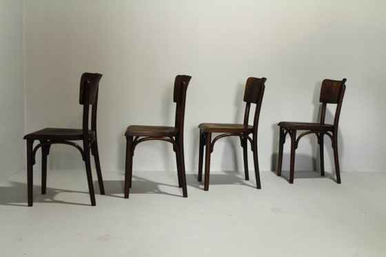 Sedie da Pub Thonet H-48, anni '30, Set di 4 – Sedie da pranzo, Legno (photo 7 of 17)