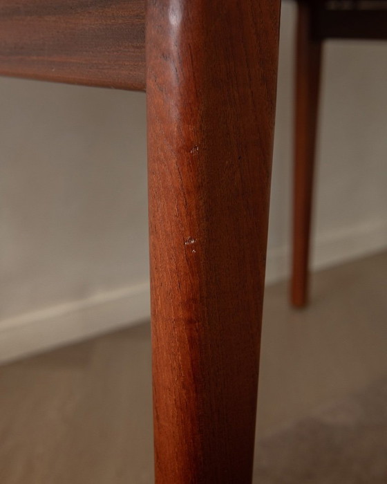 Danish Modern Teak Extendable Dining Table Attributed to Sven Ellekaer, Denmark, 1960s – Wood (photo 14 of 18)