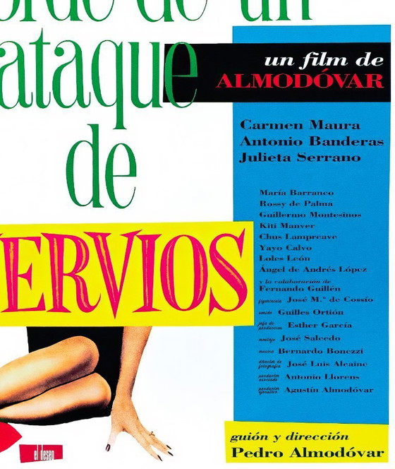 Image 1 of Donne sull'orlo di una crisi di nervi - film cult di Pedro Almodóvar del 1988 - 70 x 100 cm