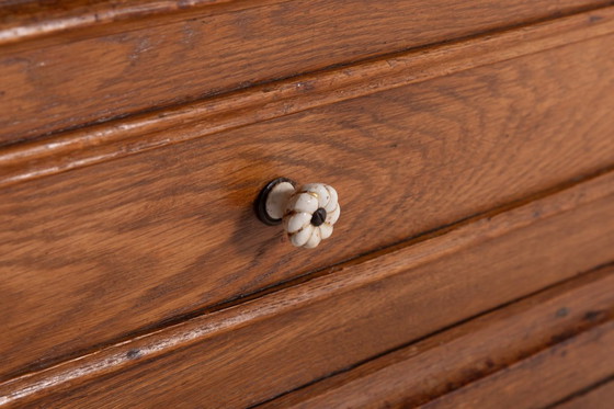 Image 1 of Vintage eikenhouten kast
