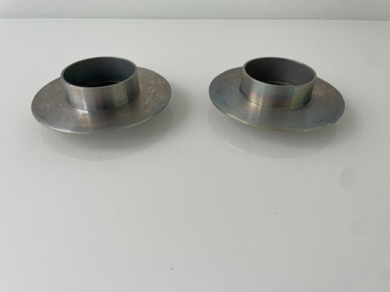 Image 1 of Set di 2 portacandele ZACK in acciaio inox – Design tedesco
