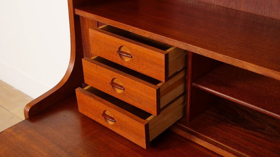 Image 1 of Vintage boekenkast | Secretaire | Teak | Johannes Sorth