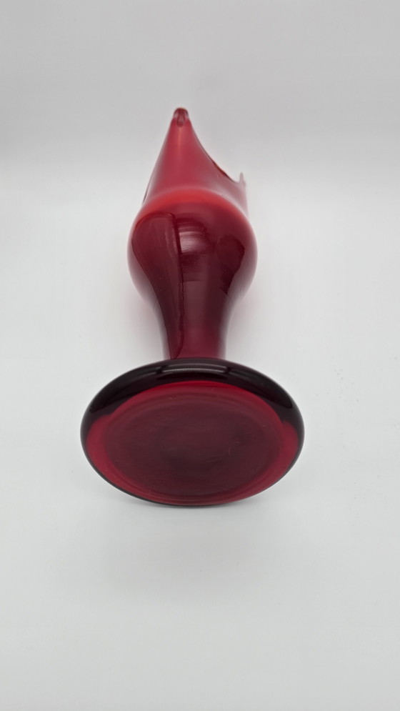Vase vintage des années 1960 par Dragan Drobnjak – Sculptures en verre, Glass (photo 4 of 5)