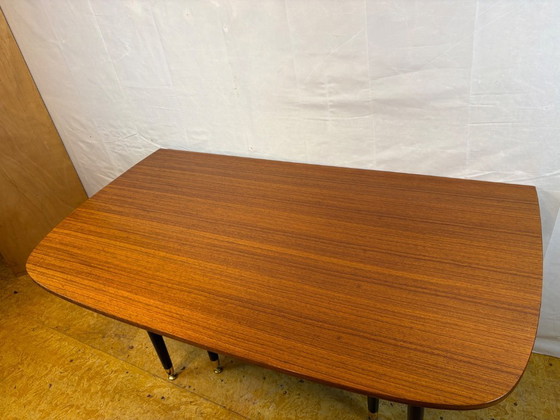 Image 1 of Mid Century Retro Vintage Teak & Tola Extending fold out Dining Table by G-Plan – Librenza Range Circa 1950