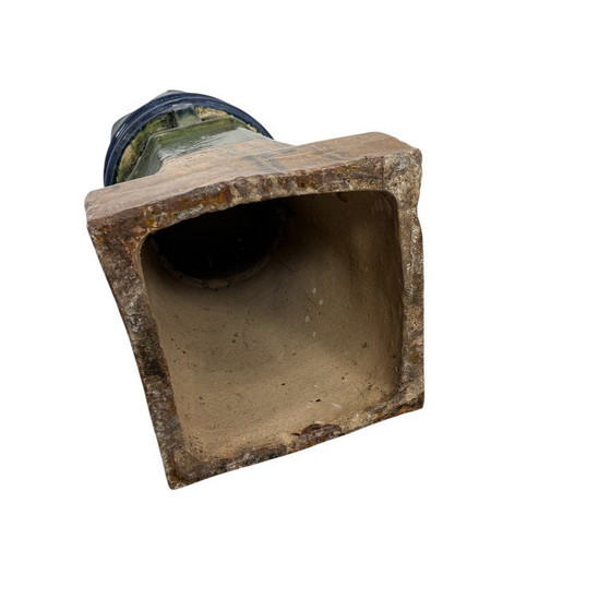 Image 1 of Campana extractora de cerámica vidriada francesa antigua