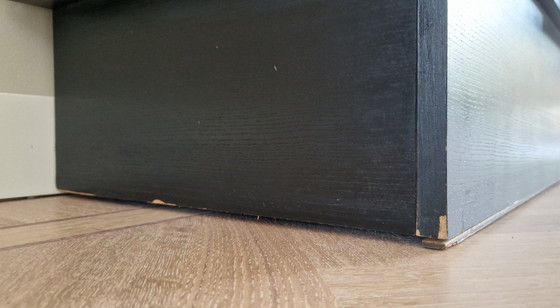 Image 1 of Vintage sideboard, De Coene, Brutalist design, black oak, 1970s