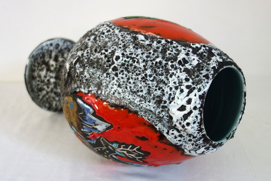 Image 1 of Jarrón grande Fat Lava Pugi, Vallauris, años 50/60